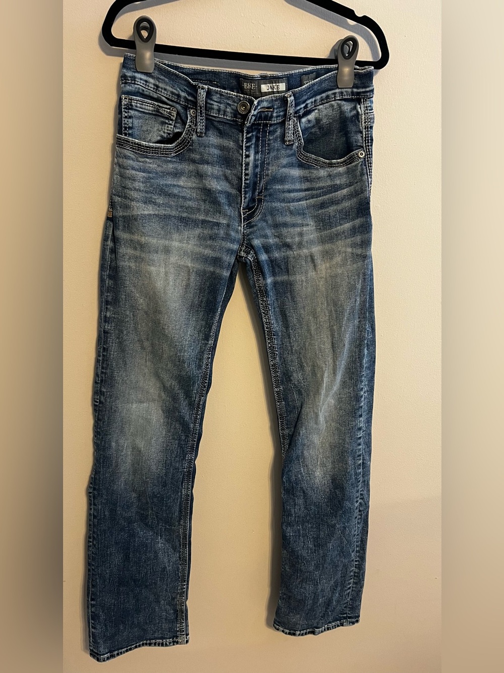 BKE Jake Boot Cut Jeans - Faded Blue Wash | Women’s 32 Extra Long